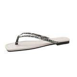 Size Soft Bottom Sandals Slippers Women's 2024 Summer New Flip-Flops Flat Sandals Casual Beach