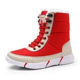 Boots Non-slip Waterproof Winter Ankle Snow Boots Women Platform Winter Shoes With Thick Fur Botas Mujer Thigh High