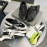 Men Women Thick Bottom Sneakers Fashion Lace Up Height Increasing Casual Shoes Female Training Footwear Platform Couple