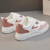 Breakj Small White Shoes Women 2025 Spring And Autumn New Trend Of Thick-Soled Shoes Korean Plate Tagonal Tagonal Student Women's