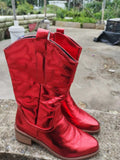 Breakj Size Autumn 2023 New Women's Middle Tube Pure Color Pointed Adult Martin Boots Thick Heel