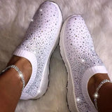 Large-Size Water Drill Elastic Socks Shoes Casual Men's And Women's Sneakers Flying Woven Lightweight
