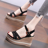 Breakj Heel Sandals Women 2025 Summer New Thick-Spoeled High-Heeled Fish Mouth
