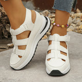 Breakj Casual Magic Stickers Women 2025 Summer And Autumn New Large Size Loose Cake Thick Soles Of High Women's