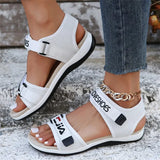 Breakj Spring And Summer New Women's Shoes Women's Sandals Sports Wind One-字 Type Dew Magic Sticker Cool