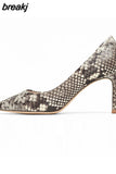 rozmiar 33-41 kobiety pompy wysokie obcasy buty damskie Pu skóra elegancka kobieta buty na obcasie Party buty damskie moda