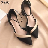 Women Classic Beige Square Heel Shoes for Party Ladies Classic Black Pu Leather Night Club