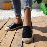 New Fashion Slip on Women's Flat Shoes with Casual Breathable Espadrilles Ladies Comfortable Soft Sole Zapatos De