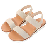 Summer Women Sandals Concise Rome Ankle Wrap Flat With Sandals Woman Black Apricot Classic Women