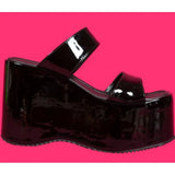 2023 Summer Woman Sandals Plus Size 43 High Platform Gothic Cosplay Wedges Comfy Woman Mules Shoes Outstoor