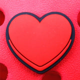 PVC Shoe Charms Accessories Love Rainbow Vest Shoes Buckle Decorations fit Croc JIBZ Kids X-mas Party Gifts