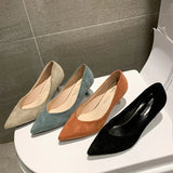 women's high heel women's shoes fashion ladies shoes pointed stiletto high heel ladies shoes new party shoes
