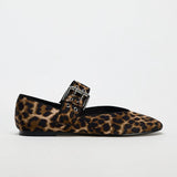 Breakj Black Ribbon With Buckle Mary Jane Flat-Bottomed Ballet Shoes New Flat-Heeled Round Head Shallow Single Shoe