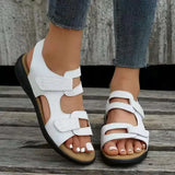 Women Sandals Casual Platform Shoes For Ladies Summer Fashion Beach Roman Female Design Footwear Plus Size Leopard