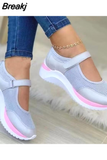 for Women 2023 New Women's Vulcanize Shoes Summer Breathable Sports Shoes Mesh Platform Hollow Out Ladies Sneakers