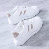 Breakj Version Of Small White Shoes Women In The Autumn Of 2025 New Breathable Thick-Soled Casual Shoes In The Trend Of Students Street Pat