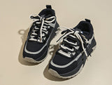 Breakj Old Dad Shoes Women 2025 Autumn New Hong Kong-Style Sports Shoes Daily Commute Black And White Casual