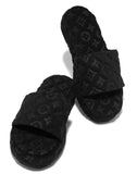 Breakj Bottom Slippers Women 2023 Autumn New Large-Size Balus Casual Towel Slippers