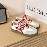 Breakj Primer Leather Shoes Women 2025 Autumn Retro Height Leisure Women's Shoes Double Bows Trend