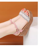Shoes Women Gladiator Sandals High Heels Platforms Wedge Sandals Woman Causal Women Shoes Bohemian