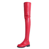 Women's Boots man boots Sexy Thigh High Long Above Knee Strip Pole Shoes plus size 43 44 Club Girl Tights Designer Free