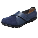 Orthopedic PU Leather Loafers Soft Sole Casual Flats Shoes for Women