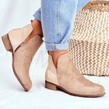 Women Boots Winter Retro Women Ankle Boots Leisure Leopard Ankle Boots Comfortable Ladies Shoes Plus Size Botas