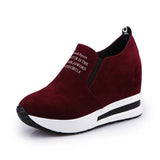 Women's Shoes Spring Han Version Of The Slope Heel Shoes Lefu Shoes Women's High Casual