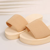 Wedges Slippers for Women 2023 Summer Chunky Platform Wedge Heels Sandals Woman Light Thick Sole Beach Shoes
