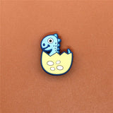 Sale 1pcs Shoe Charms Novel Dinosaur Shoe Accessories Cute Garden Shoe Decoration for croc jibz Buckle Kid's X-mas