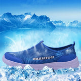 Mesh Casual Men Shoes Summer Sneakers Men Footwear Running Shoes Men's Lightweight Slip-on Sandals Zapatos De