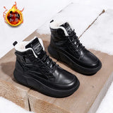 Breakj Women's Big Cotton Shoes 2024 Winter New Add Velvet Versatile Female Student Tide Warm Platform Casual Ug Boots