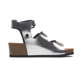 Fashion Summer Women Wedge Cork Sandal 2023 New Beach Outside Non-slipe Trifle Platform Med Heel Sandalias