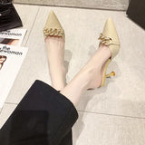 Breakj Head Half Drag Woman Wear 2025 Summer New Fairy Wind Net Red Fine And Cool Drag High With Muller Slippers