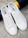 Spring Summer Little White Shoes Female Black Flat Leather Sneakers Loafers Women Casual Shoe Zapatillas Mujer