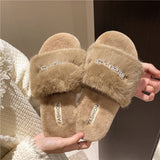 Breakj Version Of The Trend Home Hair-Hair Drag Woman 2025 Autumn And Winter New Flat Shoes Small Design Comfortable Leisure