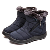 Boots Waterproof Snow Boots Female Plush Winter Boots Women Warm Ankle Botas Mujer Winter Shoes Woman Plus Size