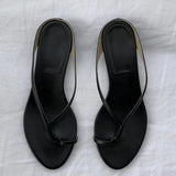 Breakj Design Sense Low-Heeled Flip-Flops In The Summer Of 2025 New Catch-To-To-To-Ed Feet Wearing Cool Drag Women's