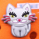 1pcs Cute Gecko PVC Shoe Charms Bamboo Unicorn Leaves Accessories Lost General Decorations fit Bracelet Kids