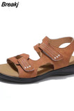 Women Sandals Casual Platform Shoes For Ladies Summer Fashion Beach Roman Female Design Footwear Plus Size Leopard