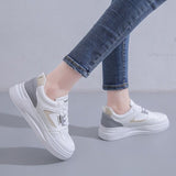 Breakj Small White Shoes Women 2025 Spring And Autumn New Trend Of Thick-Soled Shoes Korean Plate Tagonal Tagonal Student Women's
