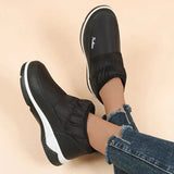 Thicken Long Plush Winter Ankle Boots Women Slip On Waterproof Snow Boots Woman Anti Slip Platform Cotton Padded