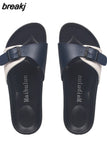 2023 New Summer Women Slipper Fashion Casual Beach Buckle Non-slip Outside Weightlight Slides