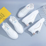 Breakj Version Of The Round Head With Small White Shoes 2025 New Casual Student Women Shoes In