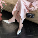 Breakj Bag Head Cool Drag 2025 Spring New Fairy Style High Value Fine Heel Single Shoe Tip With High-Heeled High-Heeled