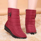 Women Boots Winter Shoes Platform Wedge Snow Boots Comfort Thick Plush Warm Ankle Boots Female Footwear Botas