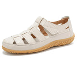 Breakj Summer Cave Shoes Women Ultra-Light Sandals Flats Casual Mother Shoes Large Beach Flats Elderly Nurses In The