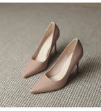 Breakj High Heels Fine Heel 2025 New Spring And Autumn Patent Leather French Sharp Head Light-Like Professional Temperament Single-Shoe