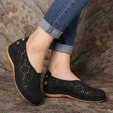 Breakj Asia's New Women's Shoes 2025 Women's Shoes Hollow Slope And Large-Size Hot Women's Single