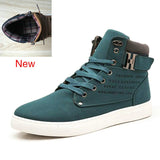 2021 Hot Men Shoes Fashion Warm Fur Winter Men Boots Autumn Leather Footwear For Man New High Top Canvas Casual Shoes